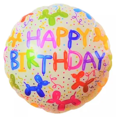 Productafbeelding van Ballonnen "Fijne verjaardag, lieve hond" - 46 cm