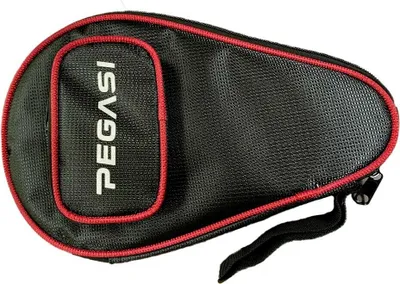 Produktbild von Pegasi Tischtennisschläger Hülle - Tischtennishüllen - Tischtennisschlaeger - Tischtennisschläger Tasche - Schwarz/Rot