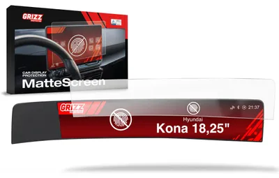 Produktbild von Matte Autodisplayfolie für Hyundai Kona (2023-2026), Grizz Protector