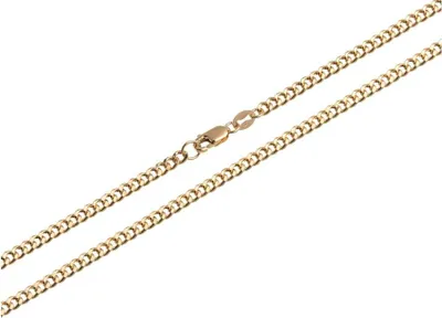 Produktbild von SILBERKETTEN STORE Panzerkette 3mm - 585 Gold, Länge wählbar von 40-90cm - 75cm