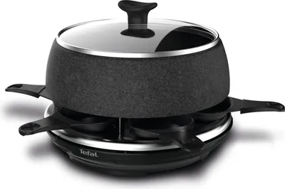Immagine prodotto di Fonduta raclette crêpe formaggio gratinato scatola 6pen1 6 tazze Tefal RE12C812