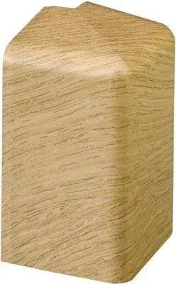 Produktbild von FL Außenecke N f. Sockelleiste N Kunststoff Buche