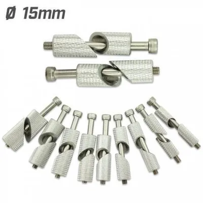 Produktbild von Klemmteile für Lenkergewichte, 15 mm Durchmesser, mit intelligentem Keilsystem