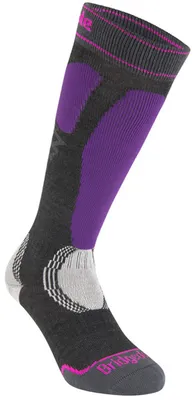 Produktbild von Bridgedale Ski Easy On Merino Performance Women's Velikost: S / Barva: graphit/violett