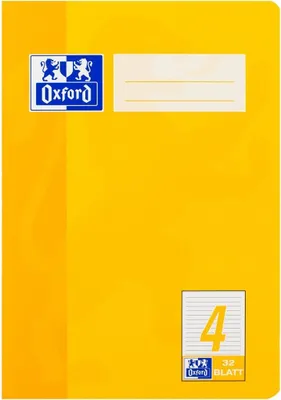 Produktbild von Oxford Schulheft DIN A5 Lineatur 4 / 4. Schuljahr 32 Blatt (1 Stück)