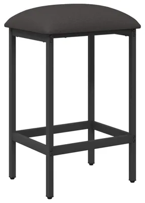 Productafbeelding van vidaXL Barkruk, donkergrijs, 40 x 32 x 64 cm, houtvezel