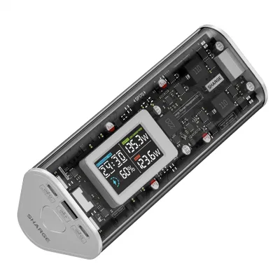 Produktbild von SHARGE 240000 mAh Powerbank Weiß – Ultra High Capacity Schnelllade-Powerbank