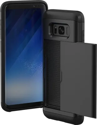 Produktbild von imoshion Backcover mit Kartenfach Samsung Galaxy S8 - Schwarz