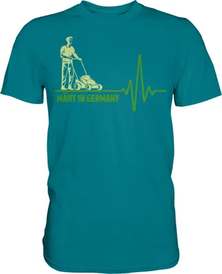 Produktbild von Rasenmäher T-Shirt Garten Humor Gärtner Gartenarbeit Geschenk – Diva Blue / 3XL