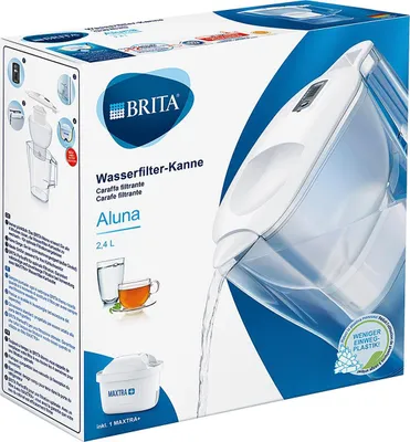 Image de Brita Aluna Cool Pitcher-Wasserfilter Transparent - Weiß 2,4 l (076 313)