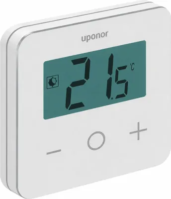 Obrázok produktu pre UPONOR Základný termostat T-27, 230 V, RAL9016, s displejom, 1 ks.