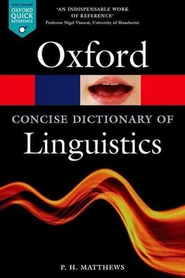 Produktbild von The Concise Oxford Dictionary of Linguistics