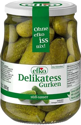 Produktbild von efko Delikatess Gurken 720ml