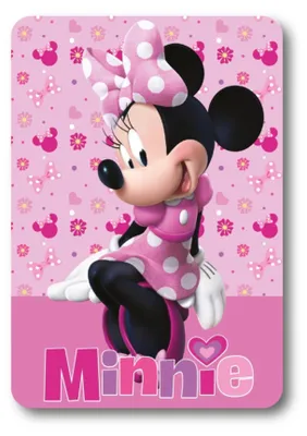 Productafbeelding van Dekentje voor kinderen, Minnie Mouse, lieflijk design
