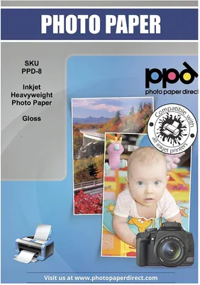 Produktbild von PPD 50 x A4 Inkjet Fotopapier Premium Glänzend 260 g/m2, Sofort Trocken, Wasserfest PPD-8-50