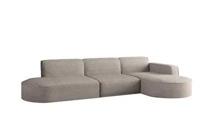A sectional sofa is shown against a white background.