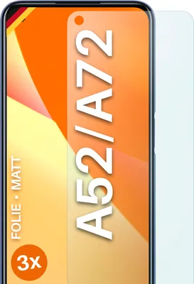 Produktbild von moex® 3x Schutzfolie kompatibel mit Oppo A52 / A72 - Displayschutzfolie Anti Reflex Folie, Matt