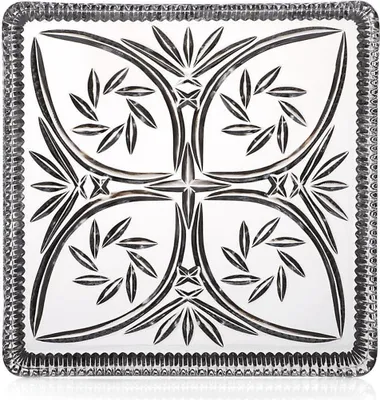 Produktbild von Gebäckplatte aus Bleikristall 20x20cm, aus Bleikristall
