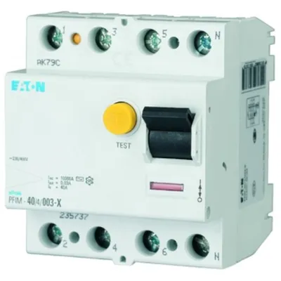 Produktbild von Eaton FI-SCHALTER STOßSTROMFEST 3KA (PFIM-40/4/003-XG/A)