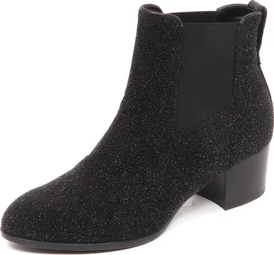 Produktbild von E4298 tronchetto donna schwarz HOGAN H314 scarpe star dust shoe boot woman