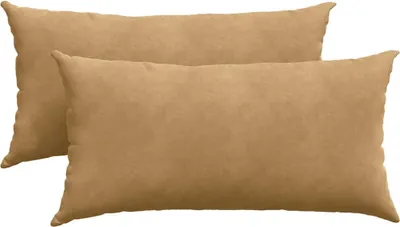 Produktbild von vidaXL Sofakissen 2 Stück Braun 80 x 40 cm Cordstoff