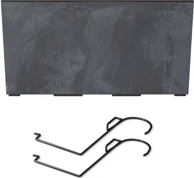 Obrázok produktu pre Hrantík s hákmi URBI CASE BETON EFFECT W antracit 39,5cm