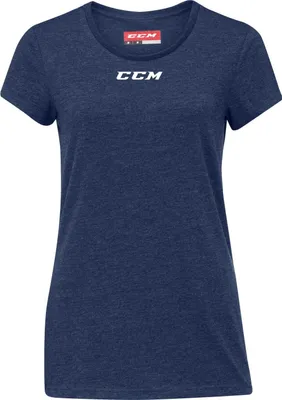 Obrázek produktu pro Dámské tričko CCM s krátkým rukávem, barva: Navy, velikost: XL