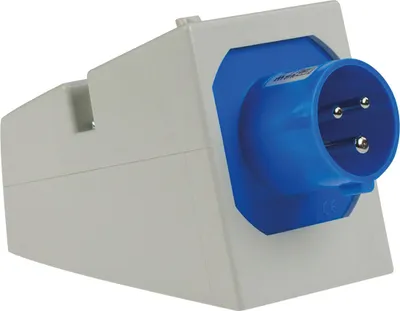 Produktbild von as-Schwabe Camping CEE-Wandgerätestecker Caravan 230V 16A 3-polig Wohnwagen IP44