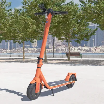 Produktbild von Elektro Scooter mit Straßenzulassung ABE E-Scooter 20 km/h Aluminium Elektroroller eKFV Zulassung Faltbar Roller EScooter - orange