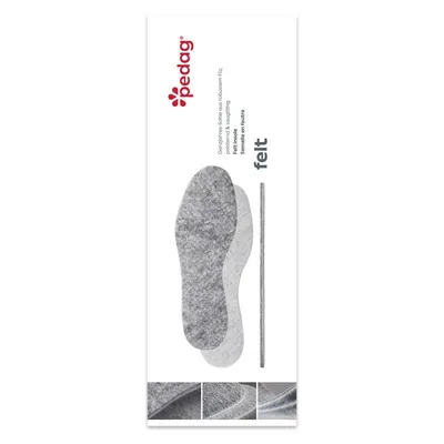 Produktbild von Pedag Felt - Warme und feuchtigkeitsabsorbierende Einlegesohle für Arbeitsschuhe - 45