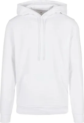 Produktbild von Build Your Brand Basic BB001 | Basic Hoody Herren Kängurutasche - Farbe: White - Größe: XXL
