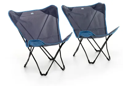 Klappbarer Relaxsessel, Blau, M, 88x80x60 cm, inkl. Tragetasche