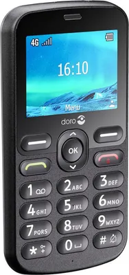 Obrázek produktu pro Doro 1880, Na výšku, 320 x 240 px, Bluetooth, 1000 mAh, Černá