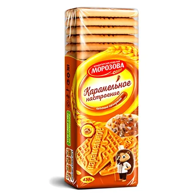 Produktbild von Morozova Kekse mit Karamell Gechmack 430g