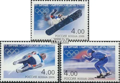Produktbild von Briefmarken Russland 2006 Mi 1300-1302 (kompl.Ausg.) postfrisch Olympische Winterspiele