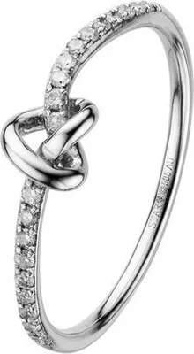 Produktbild von STAR DIAMANT Ring verknotet 0.11ct 585er Weißgold D6586W