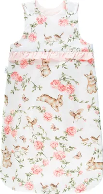 Produktbild von Schlafsack 50x90 cm Hasen weiß und Rosen / Bocioland