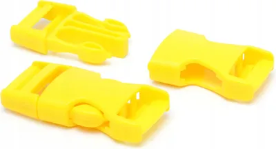Produktbild von 10 Stück Kunststoffschnallen, 20 mm, GELB