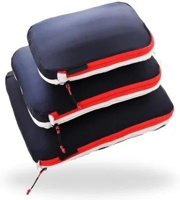 Produktbild von Famanu Packing Cubes Compression - ultraleicht und wasserdicht - Koffer Organizer Set