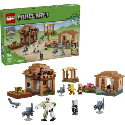 Obrázok produktu pre LEGO Minecraft Útok Mága na dedinu, Stavebnica, 9 rok / roky, Plast, 607 kusov, 1,03 kg
