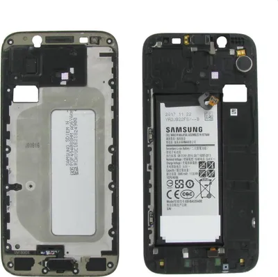 Produktbild von Original Samsung Galaxy J5 2017 Mittelrahmen + Akku EB-BA520ABE Black