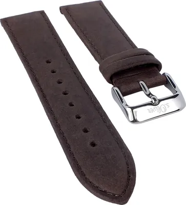 Produktbild von s.Oliver SO-3102-LQ Ersatzband | Uhrenarmband Leder braun 20mm