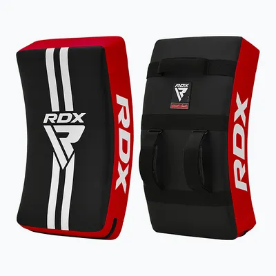 Produktbild von RDX Sports T1 Gel gepolstert gekrümmt Kick Schild - Rot