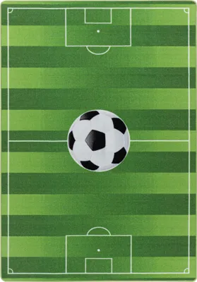 Obrázok produktu pre Hra Futbalové ihrisko protišmyková hracia podložka slučka hromada obdĺžniková 80x120cm zelená