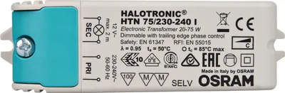 Obrázek produktu pro Halotronic transformátor 20-75W 230/240V HTN 75/230-240 I