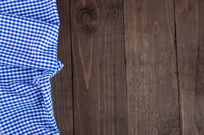 Image de Tissu au mètre à carreaux paysans, coton 5 mm - carreaux bleus et blancs - largeur:160 cm