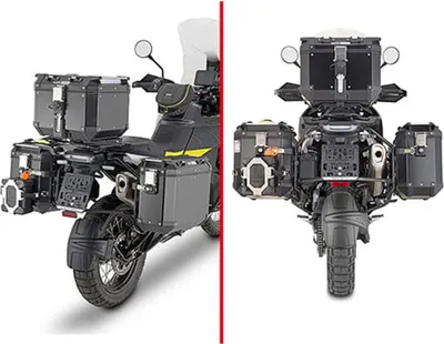 Obrázok produktu pre Bočný nosič Triumph Tiger 1200GT 2022 Monokey Retro Hliníkový kufor Kappa