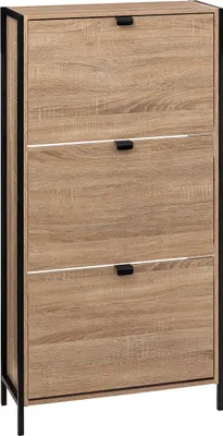 Produktbild von Schuhschrank ALIAJ, 3 Fächer, 63,2 x 24 x 122 cm