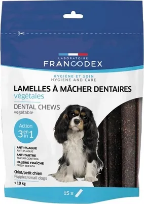 Zdjęcie produktu dla Francodex Paski Dental Small 15szt 224g [FR172364]