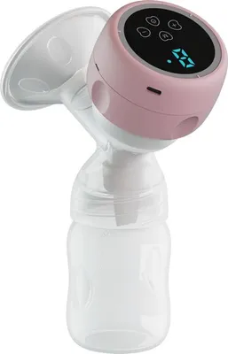 Produktbild von Milchpumpe, Elektrische Milchpumpe Freihändig mit 4 Modi & 9 Stufen, Auslaufsicheres Design, 24 mm Handgerät Milchpumpe, 1 Stück